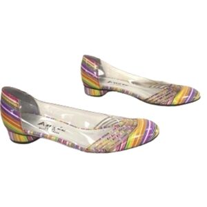 Azurée French striped cannes flats 6.5‎